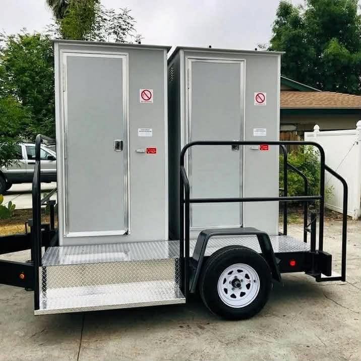 805 Portable Rentals luxury restroom trailer